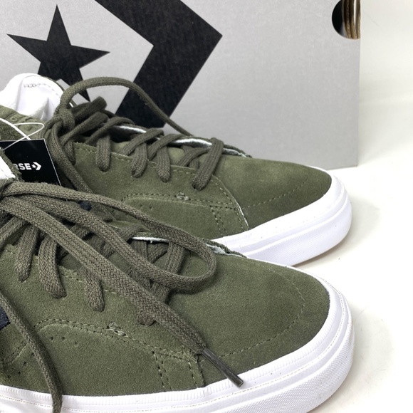 Converse Louie Lopez Pro Shoes Men's Size Suede Khaki Mid Top Casual 171981C - Picture 6 of 11